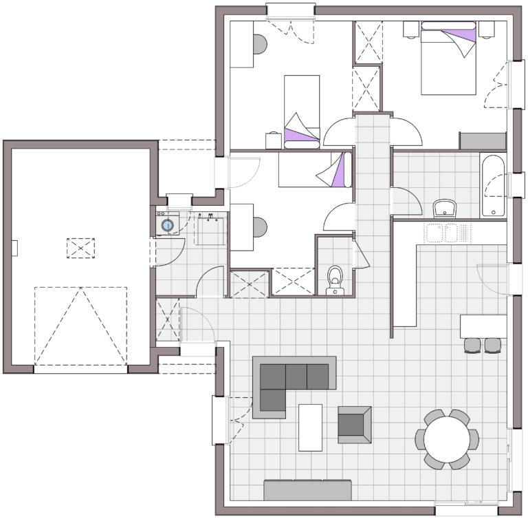 MONTENREY - Plan Rez-de-chaussée