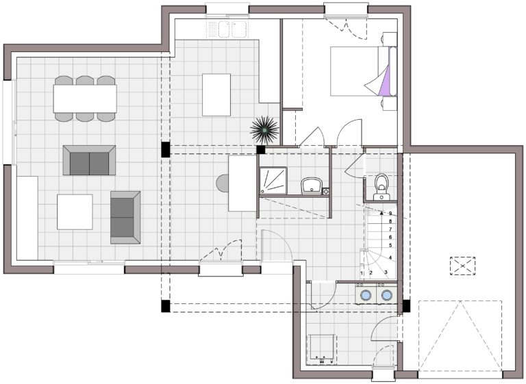 ONTARIO 120 - Plan Rez-de-Chaussée