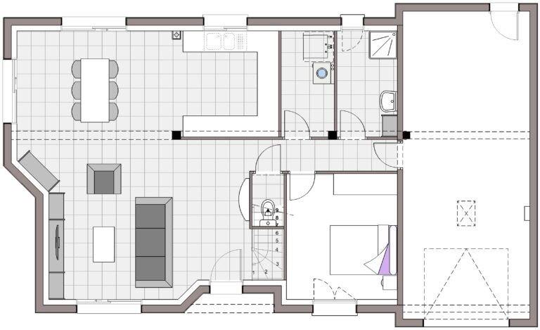 NEVADA - Plan Rez-de-Chaussée